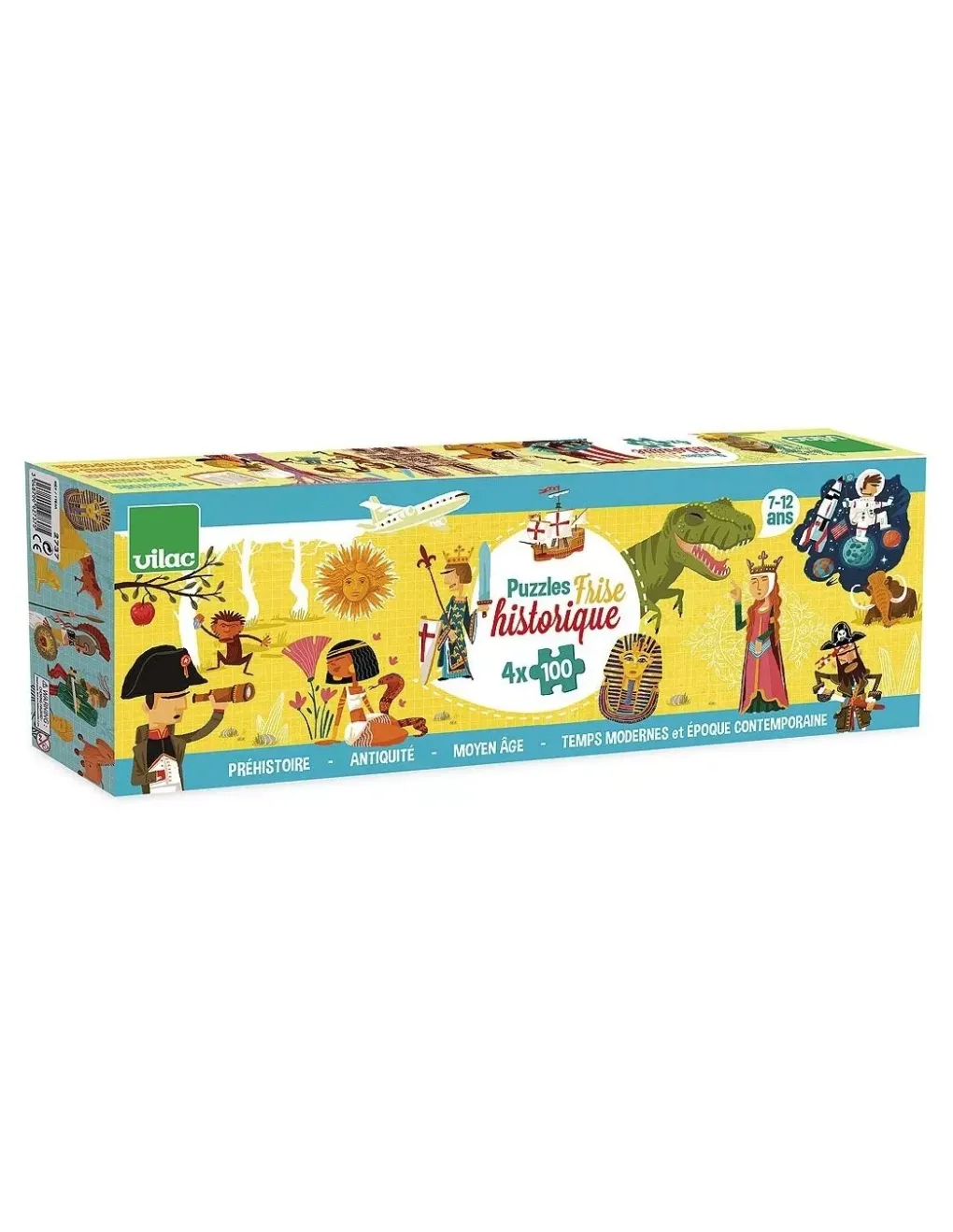 Vilac Puzzle grande frise historique 4 x 100 pcs - Best