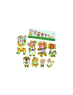 Djeco Puzzle Grands et petits à la ferme - New