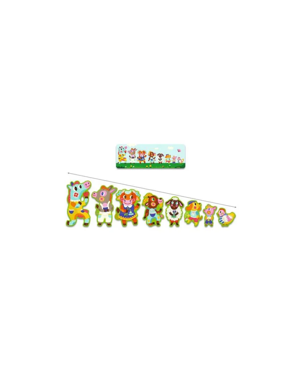 Djeco Puzzle Grands et petits à la ferme - New