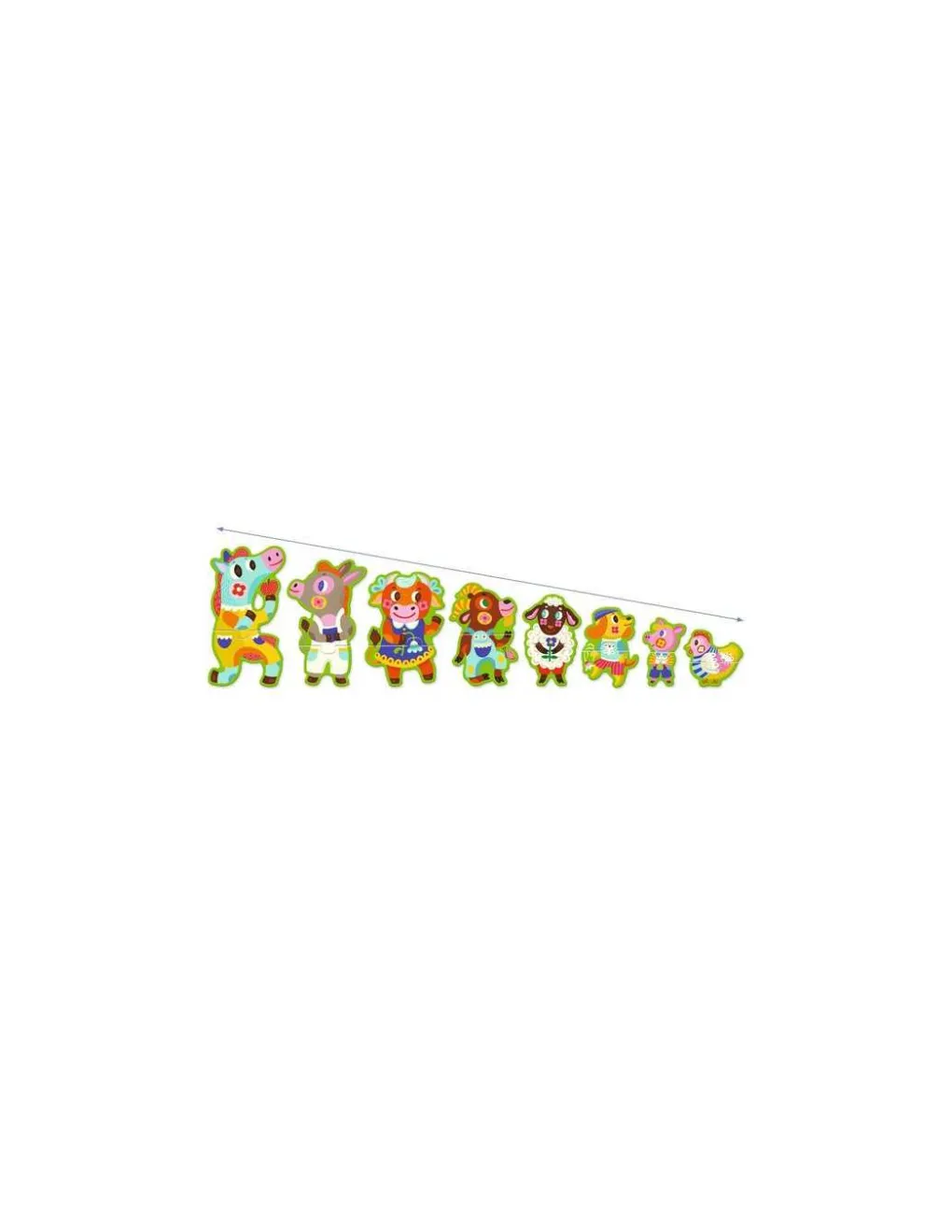 Djeco Puzzle Grands et petits à la ferme - New