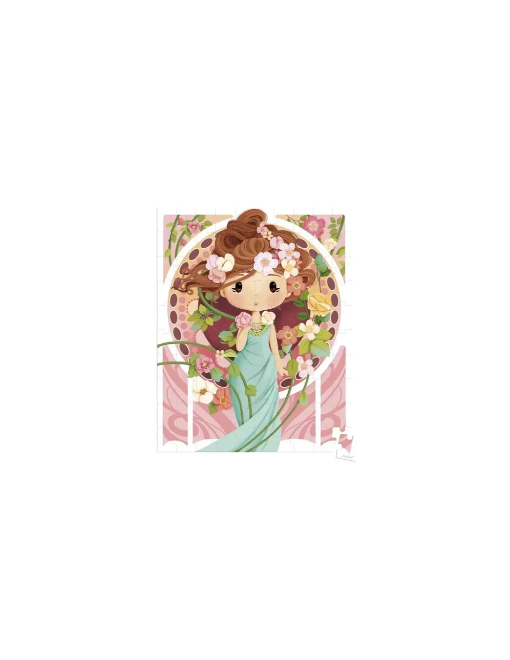 Janod Puzzle inspiré de Mucha 100 pièces - Discount