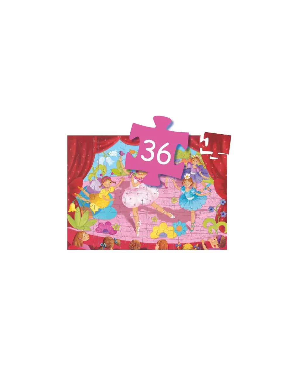 Djeco Puzzle la ballerine à la fleur - Sale