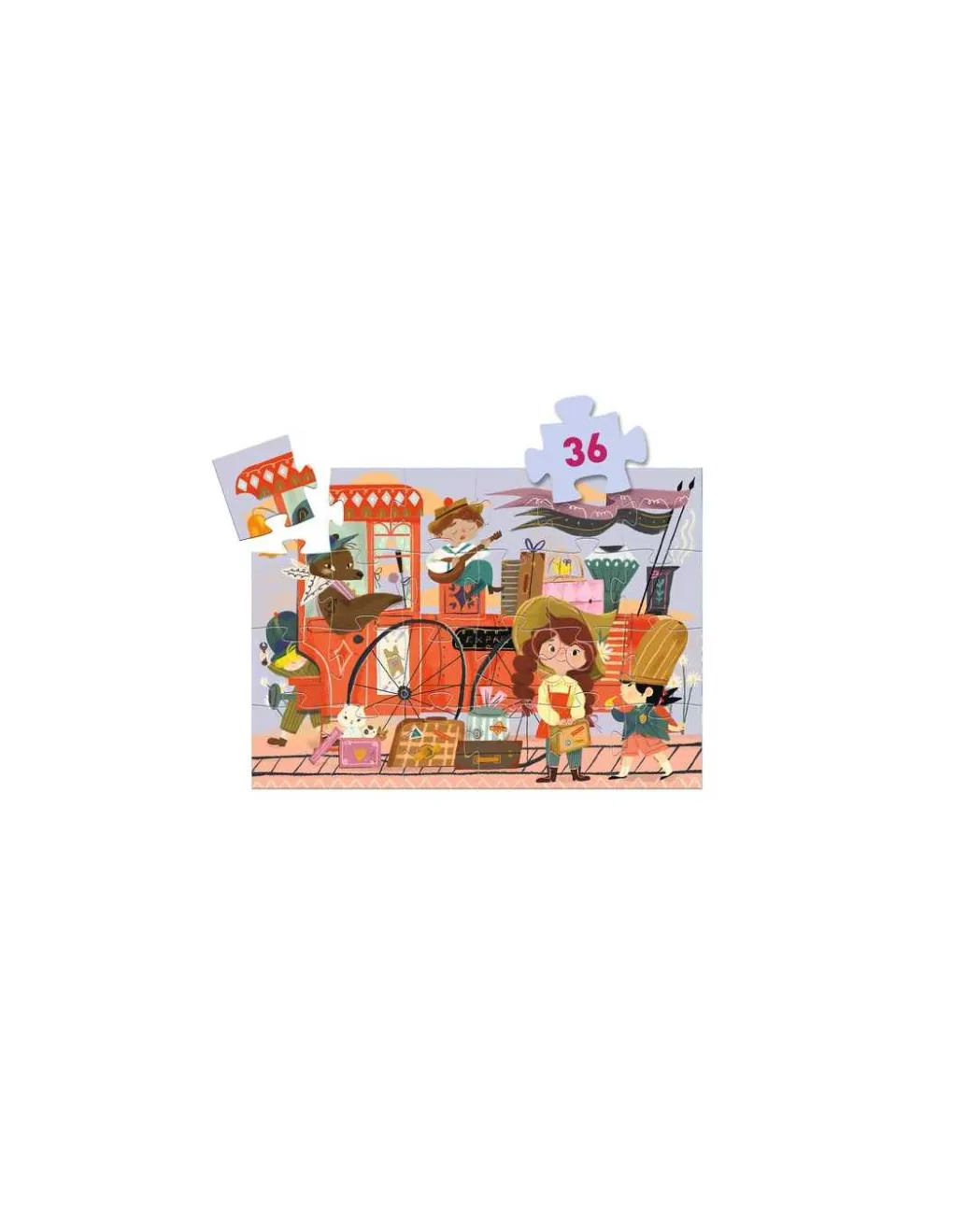 Djeco Puzzle Le voyage de Mia 36 pièces - Best