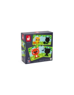 Janod Puzzle Les animaux et leur ombre - Discount