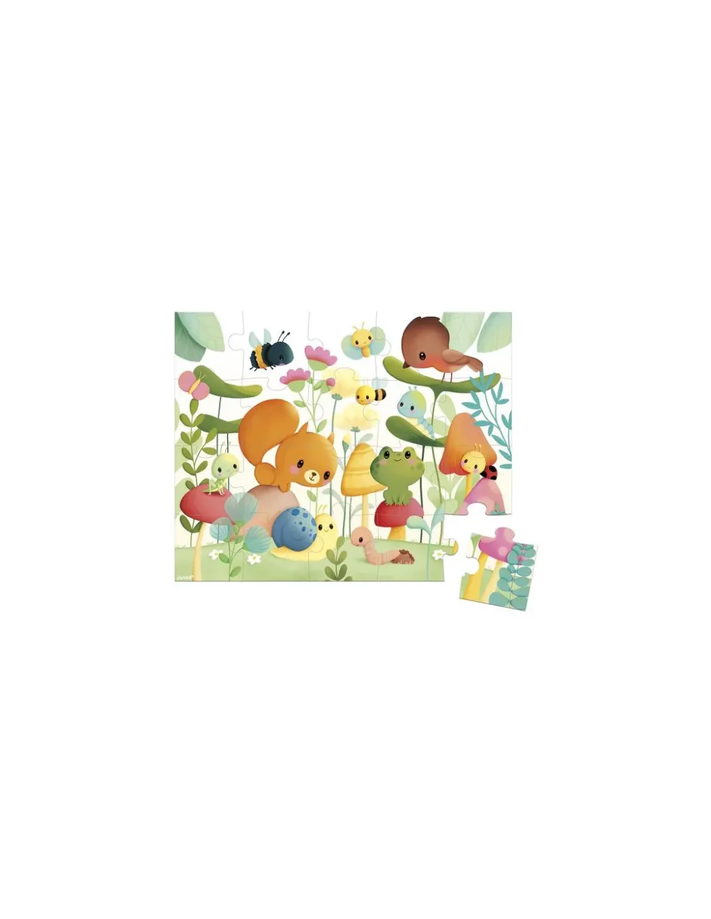 Janod Puzzle Les compagnons du jardin 20 pièces - Sale