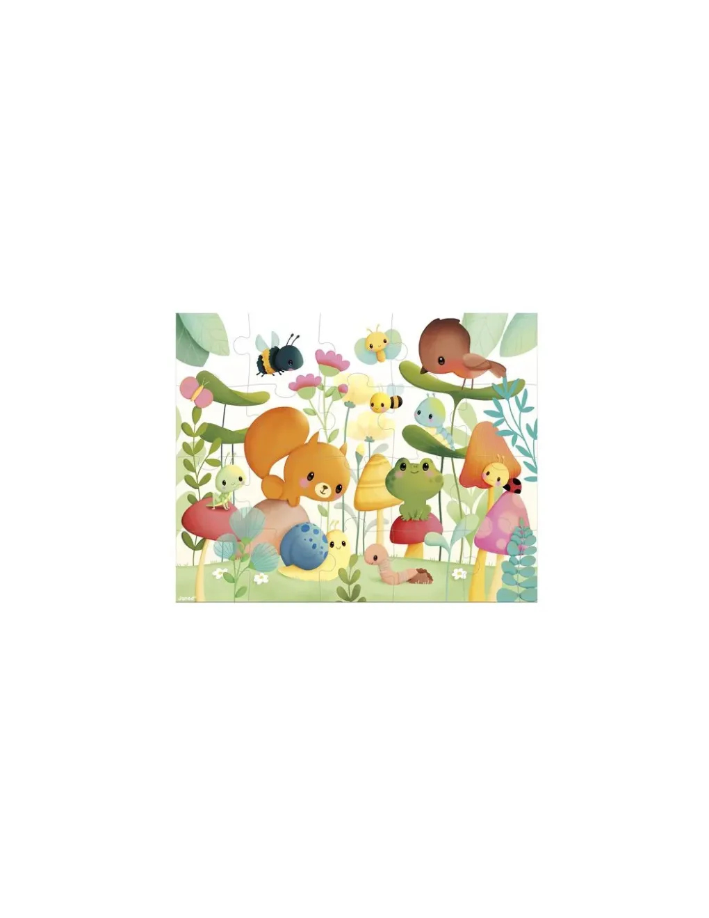 Janod Puzzle Les compagnons du jardin 20 pièces - Sale
