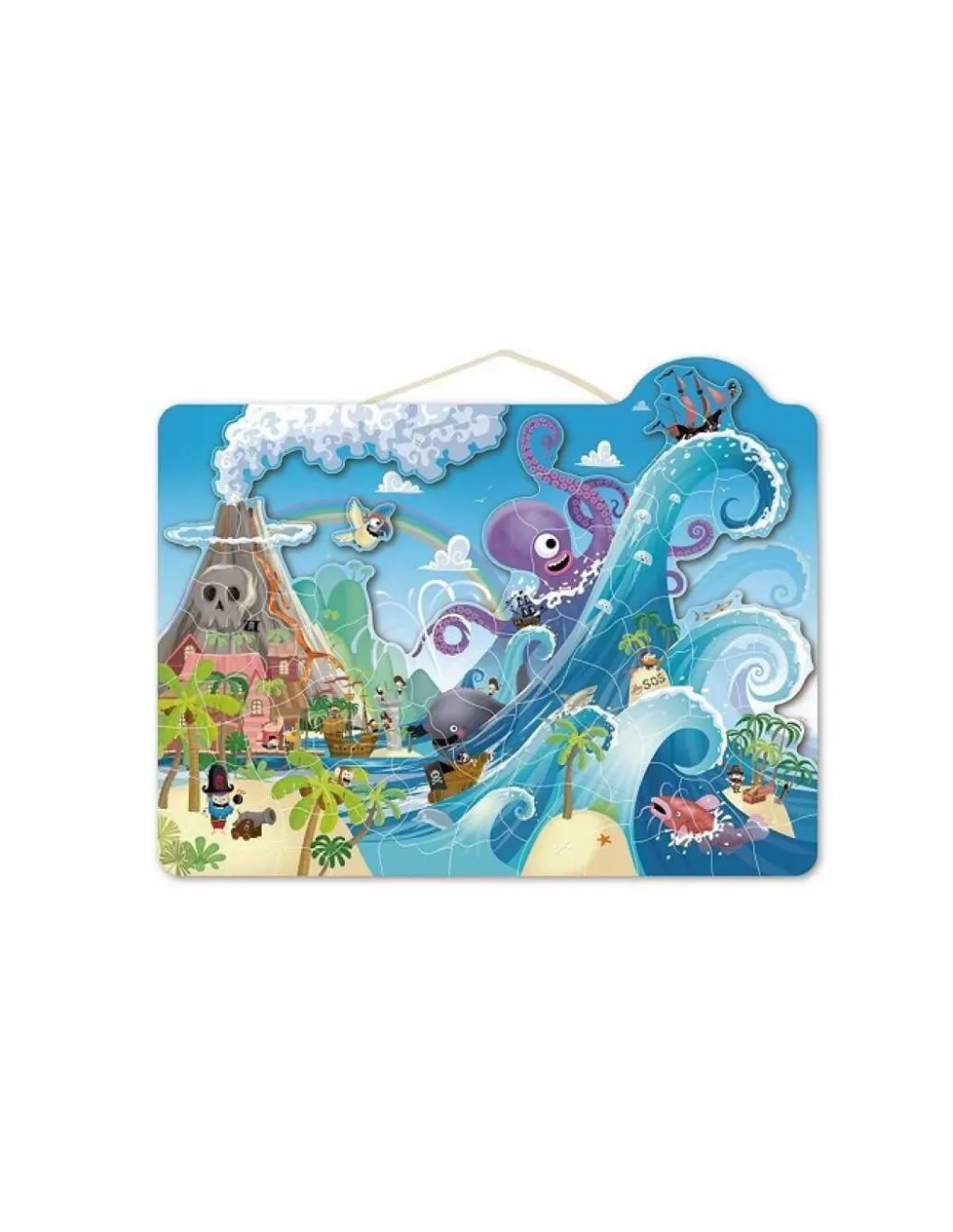 Speedy Monkey Puzzle magnétique pirates 100 pièces - Hot