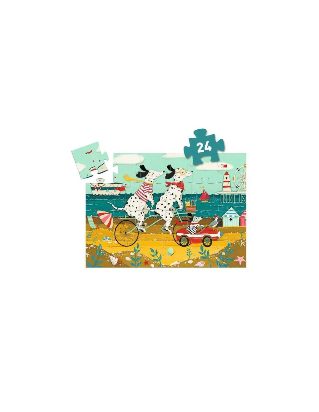 Djeco Puzzle Ollie le dalmatien 24 pièces - Hot