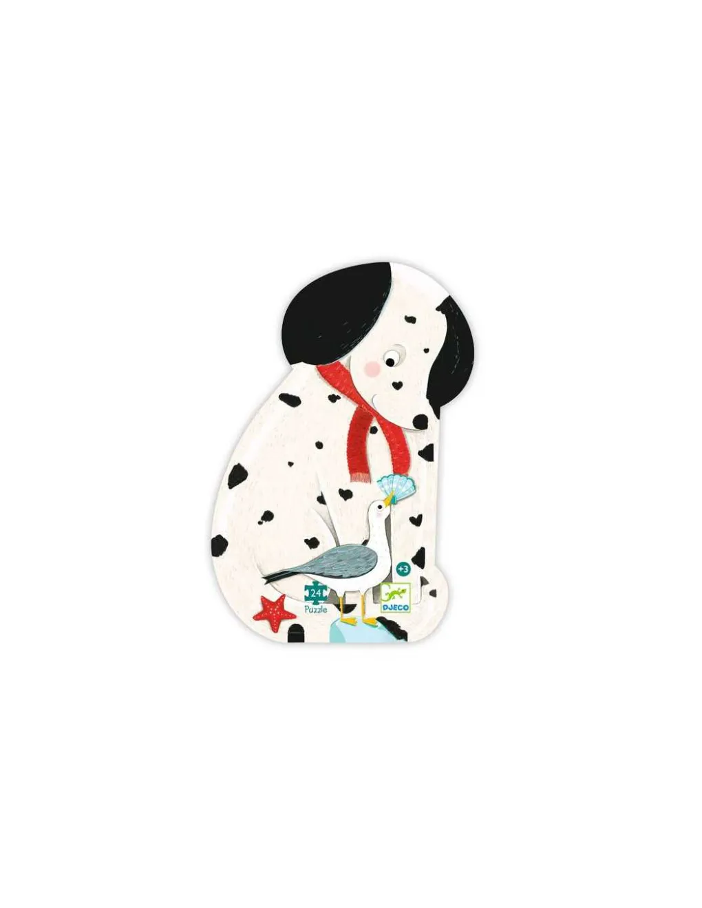 Djeco Puzzle Ollie le dalmatien 24 pièces - Hot