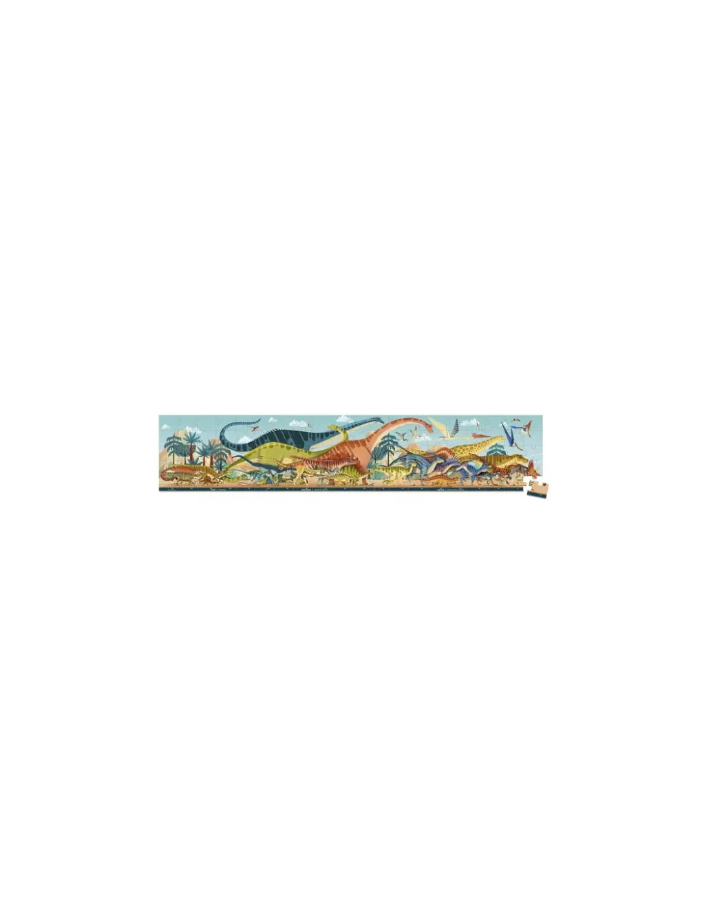 Janod Puzzle panoramique Dino 100 pièces - Sale