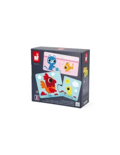 Janod Puzzle Parents et bébé animaux - Best