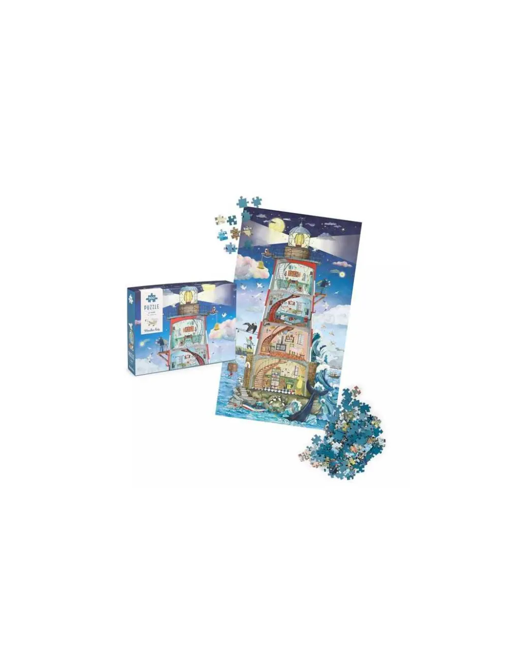 Moulin Roty Puzzle phare 500 pièces - New