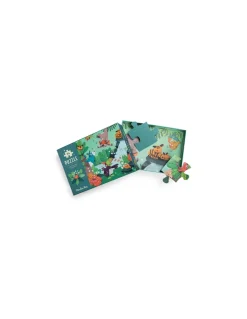 Moulin Roty Puzzle phosphorescent La cascade Dans la jungle - New