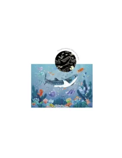 Moulin Roty Puzzle phosphorescent Sous la mer Les Aventures de Paulie - Sale