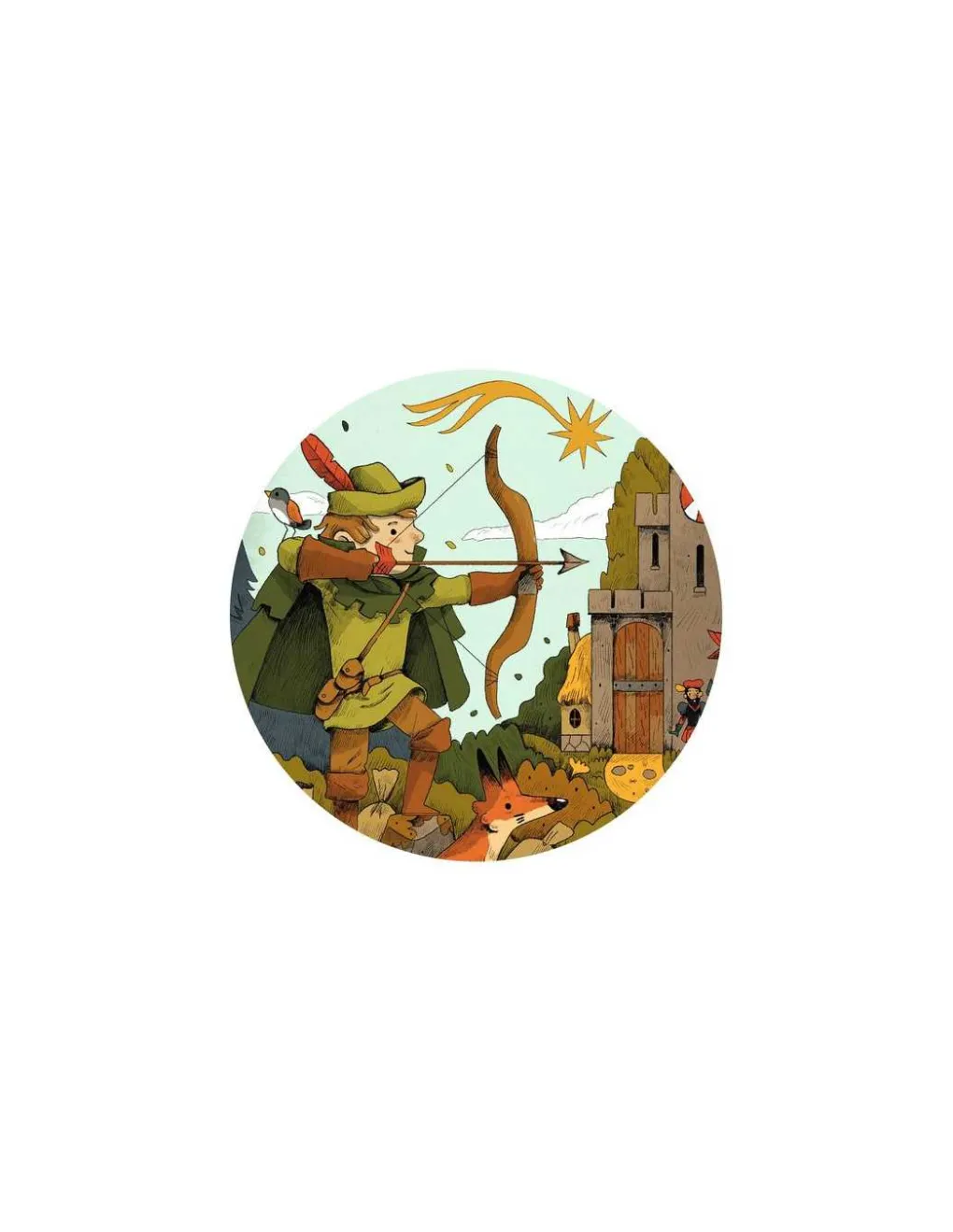 Djeco Puzzle Robin des bois 36 pièces - Sale