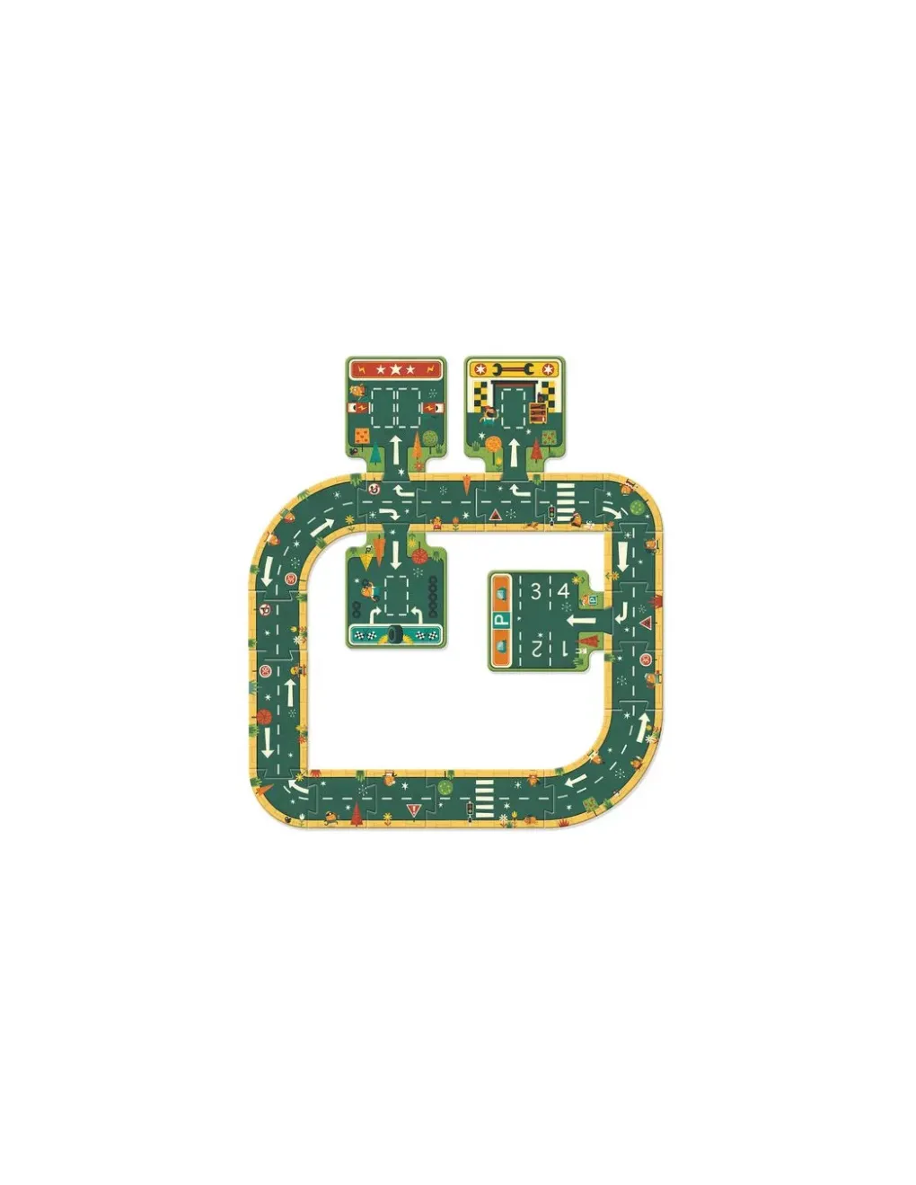 Djeco Puzzle routes Pop to play - Hot