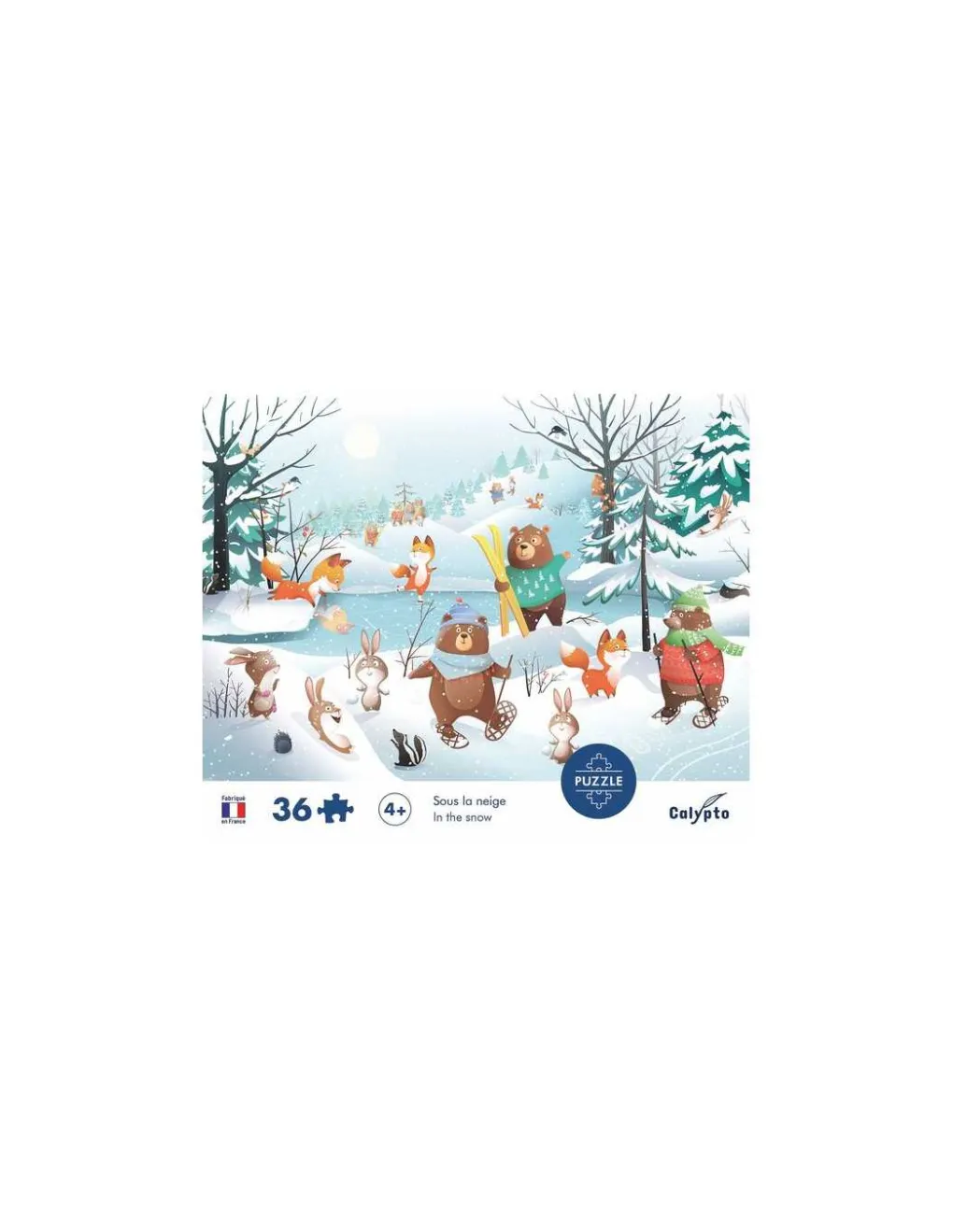 Sentosphere Puzzle Sous la neige 36 pièces - Sentosphère Discount