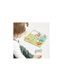 Janod Puzzle tactile Ferme - Discount
