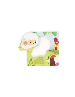 Janod Puzzle tactile Ferme - Discount