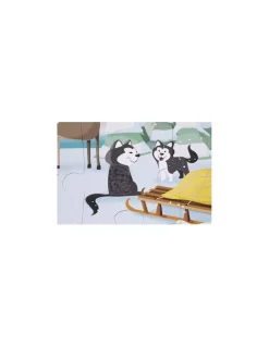 Janod Puzzle tactile la vie sur la banquise - Best