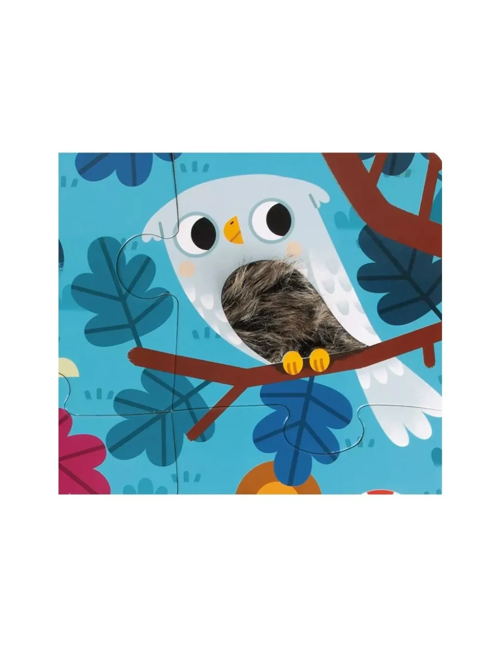 Janod Puzzle tactile les animaux de la forêt - New