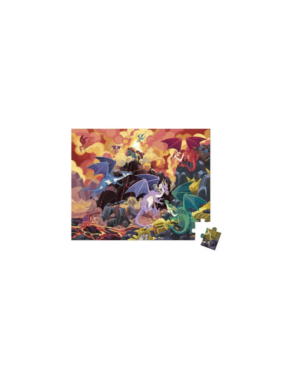 Janod Puzzle terre de dragons 54 pièces - Online