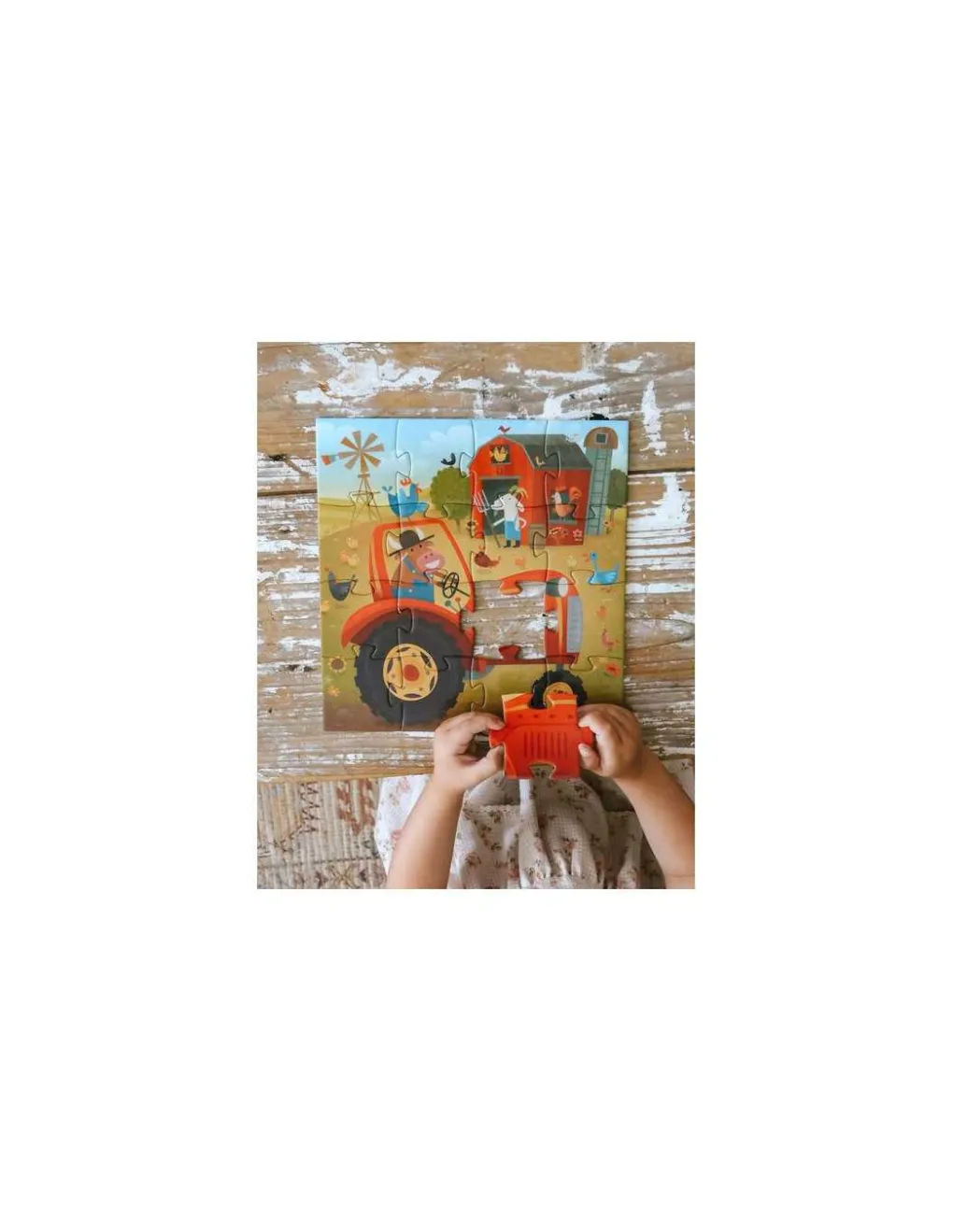 Djeco Puzzle Tracteur 16 pièces - Best