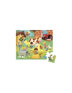Janod Puzzle Une journée à la ferme 24 pièces - Outlet