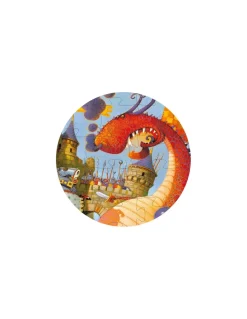 Djeco Puzzle Vaillant et les dragons - Discount