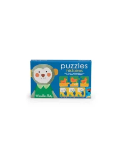 Moulin Roty Puzzles histoires Les Popipop - Clearance