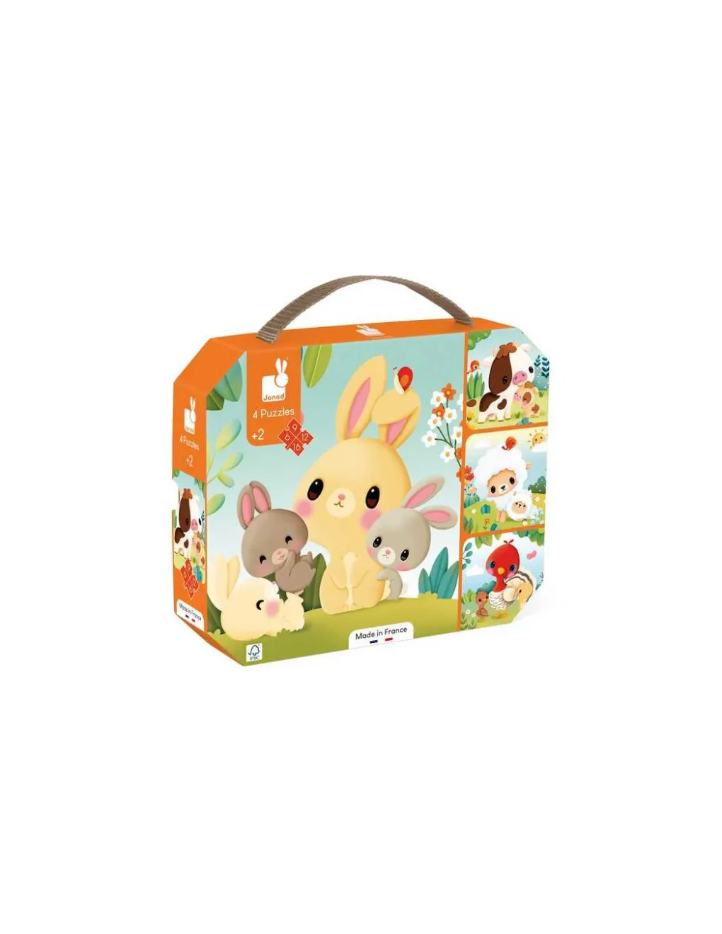 Janod Puzzles évolutifs Animaux de la ferme - Outlet