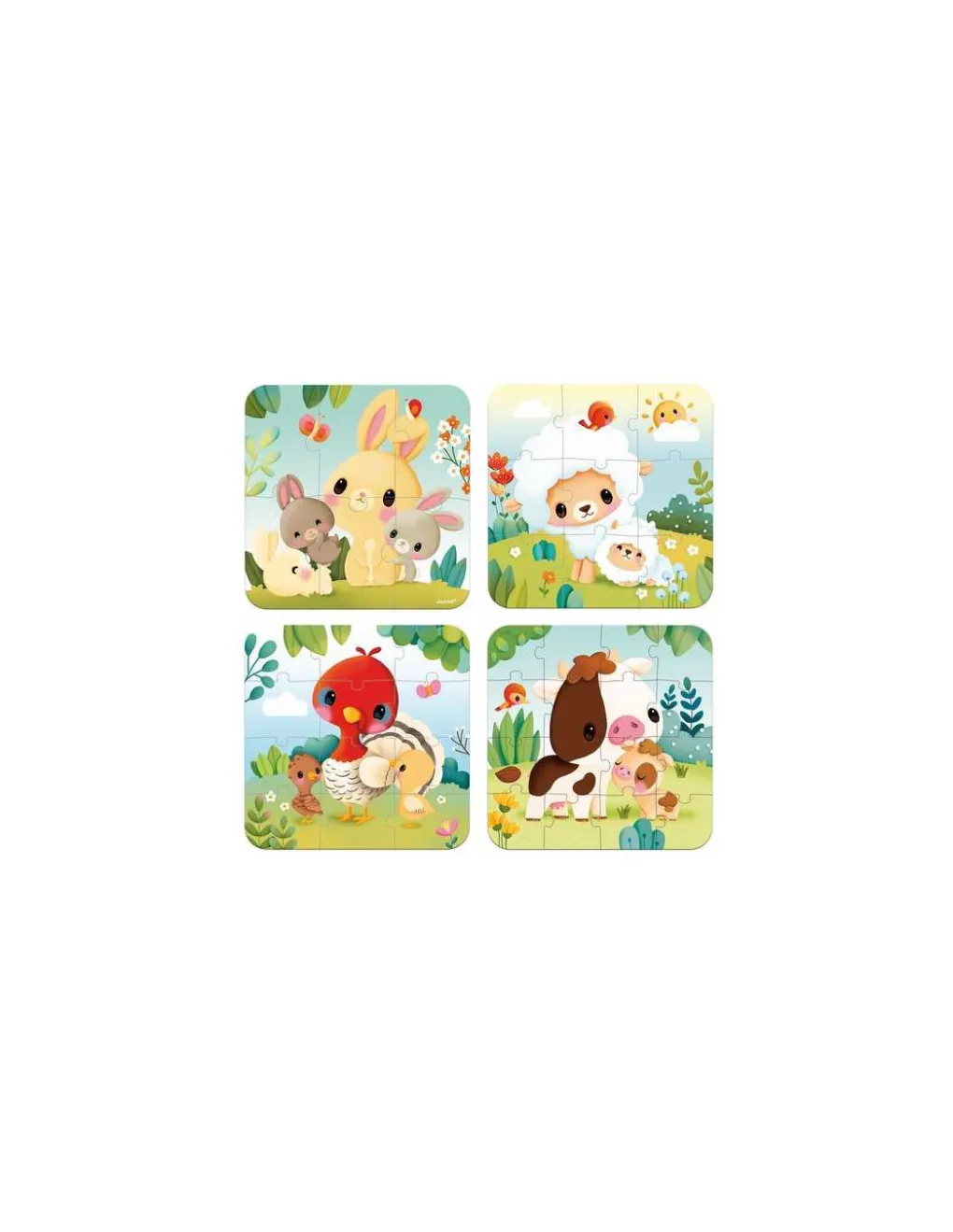 Janod Puzzles évolutifs Animaux de la ferme - Outlet