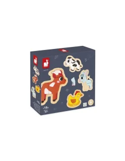 Janod Puzzles évolutifs en bois Ferme - Online