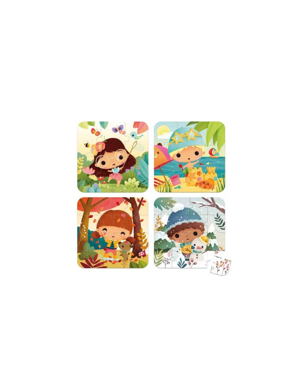 Janod Puzzles évolutifs Les saisons - Clearance