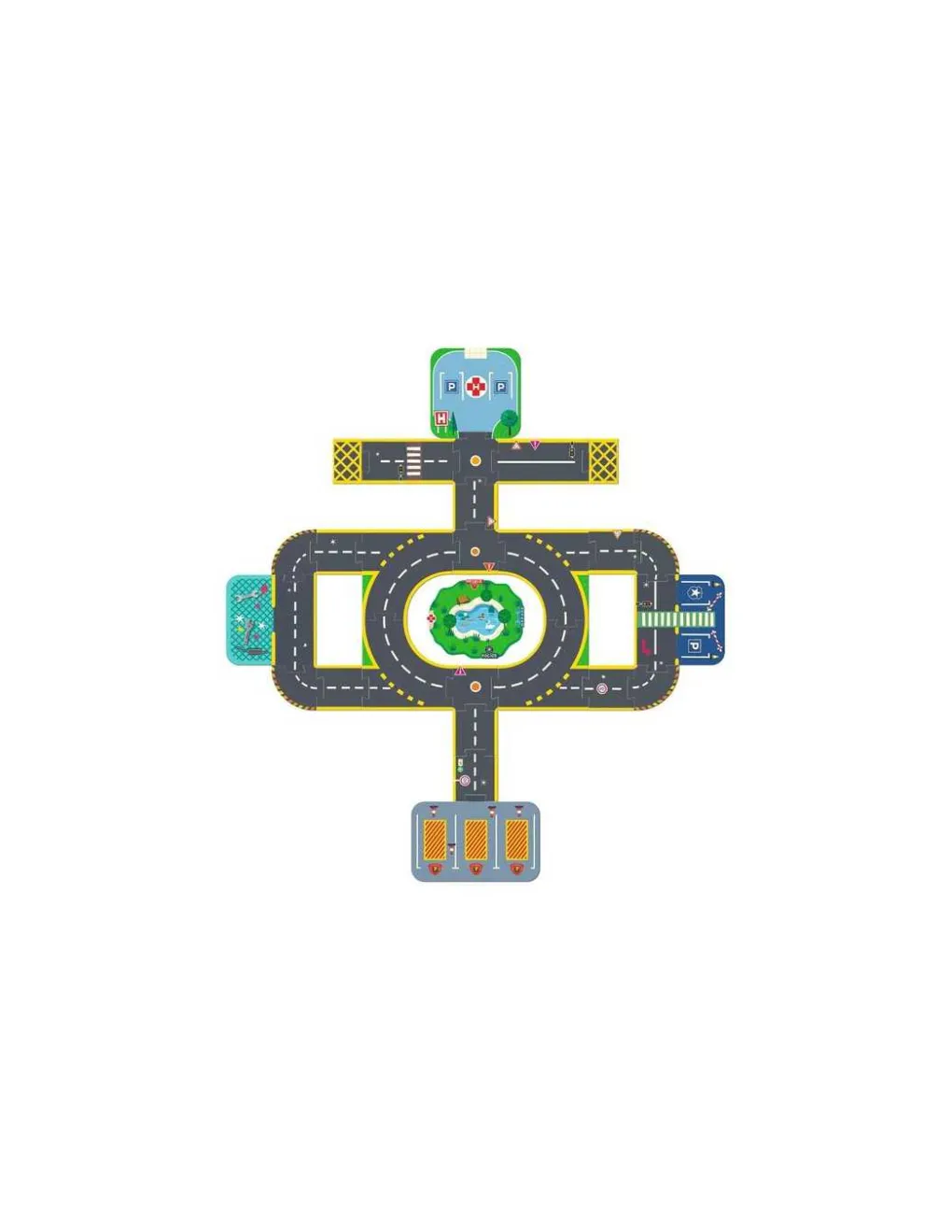 Djeco Puzzle'Up géant Ville - Sale