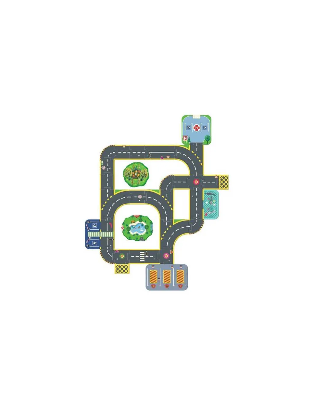 Djeco Puzzle'Up géant Ville - Sale