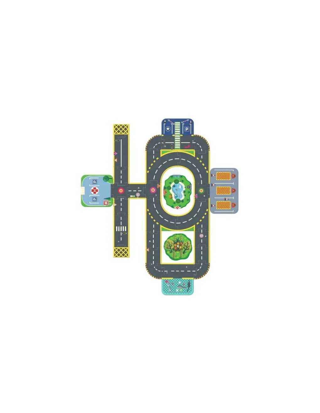 Djeco Puzzle'Up géant Ville - Sale