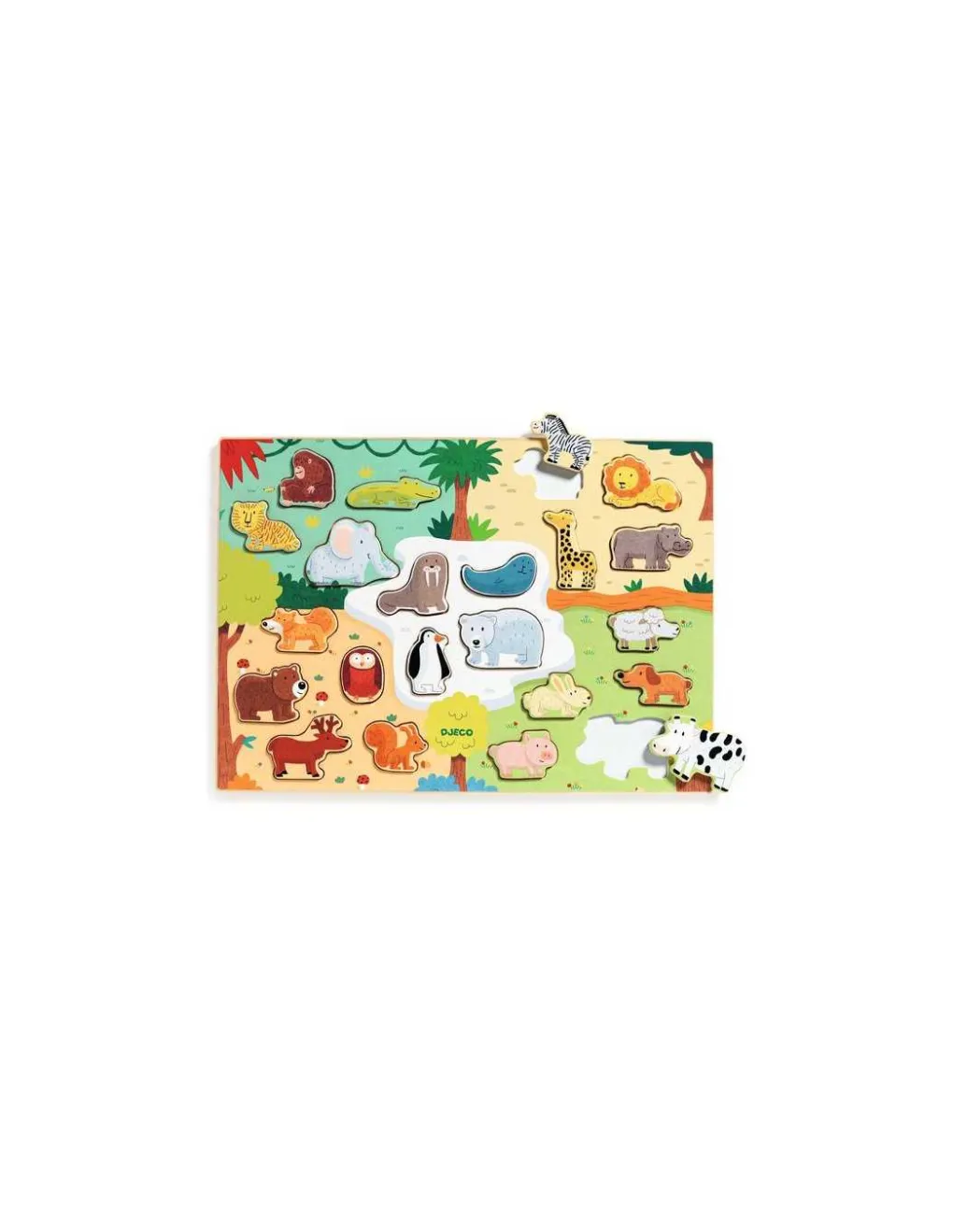 Djeco Puzzlo Animo - Hot