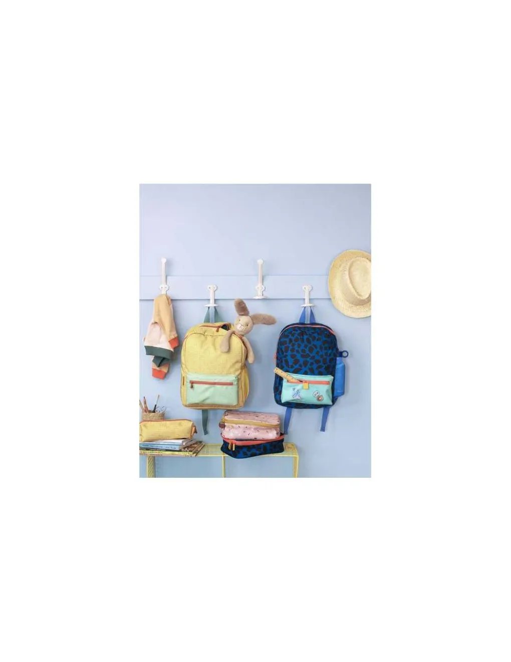Moulin Roty Sac à dos Trois petits lapins - Sale