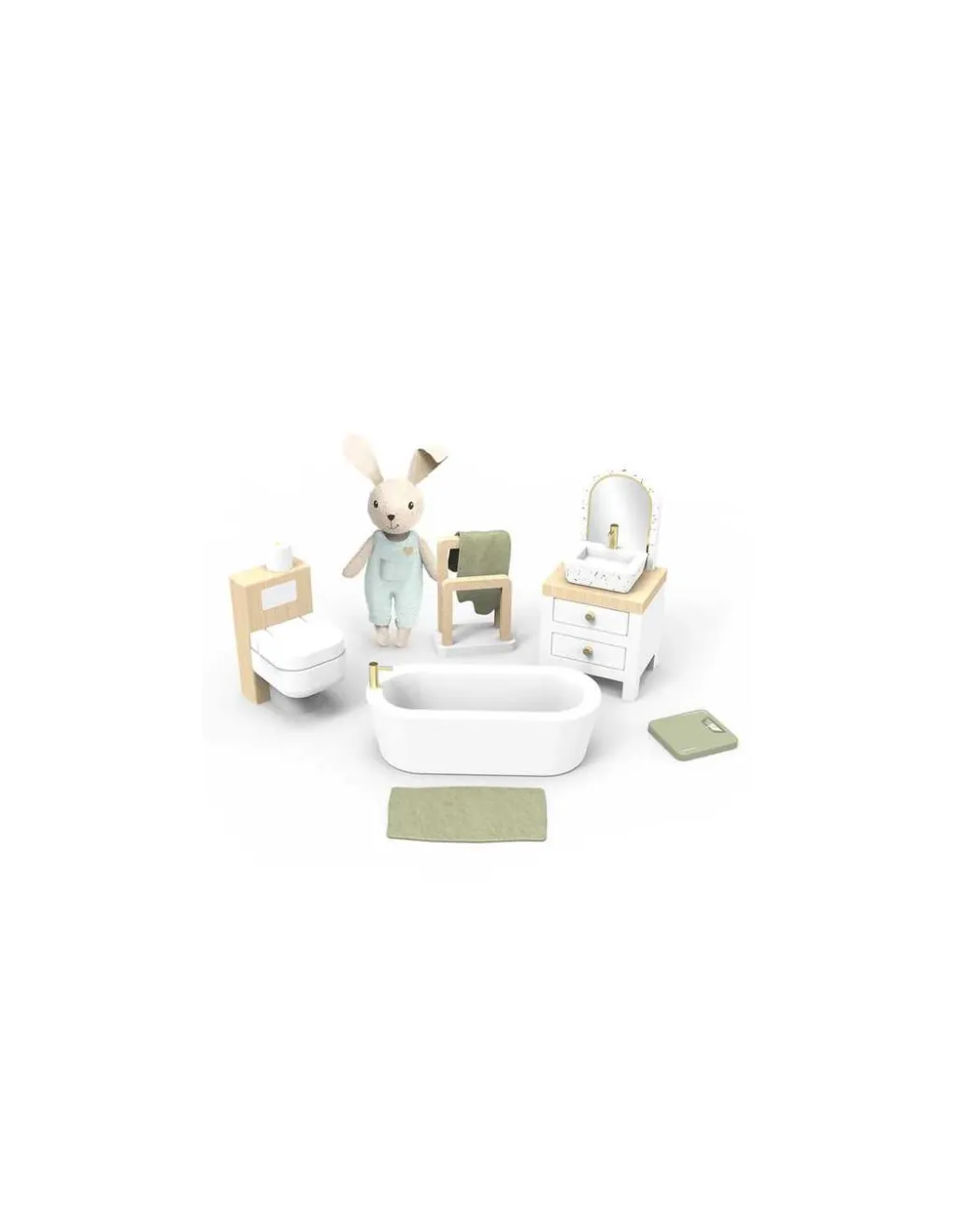 Speedy Monkey Salle de bain pour maison de poupée - Clearance