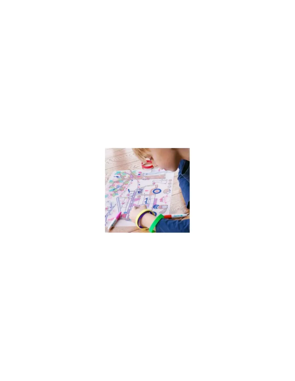 Super Petit Set à colorier silicone Dream Van -