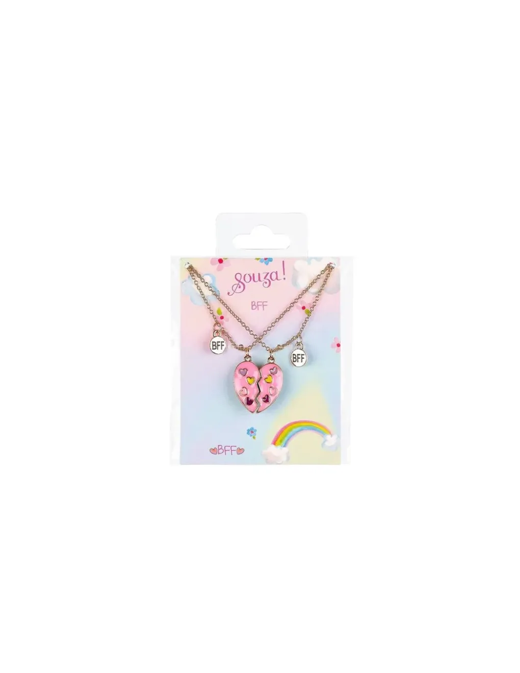 Souza Set cadeau 2 colliers Best Friend Forever coeur - New