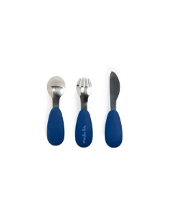 Moulin Roty Set couverts silicone Puce & Pilou - Online