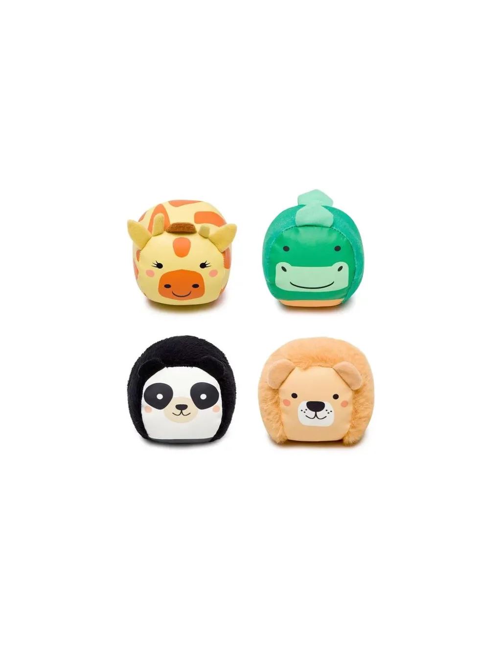 Little Big Friends Set de 4 balles doudous jungle - Discount