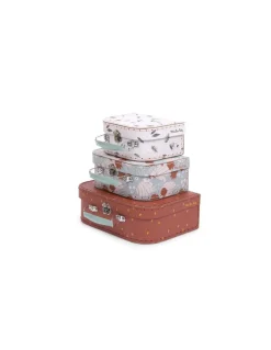 Moulin Roty Set de 3 valises Après la pluie -