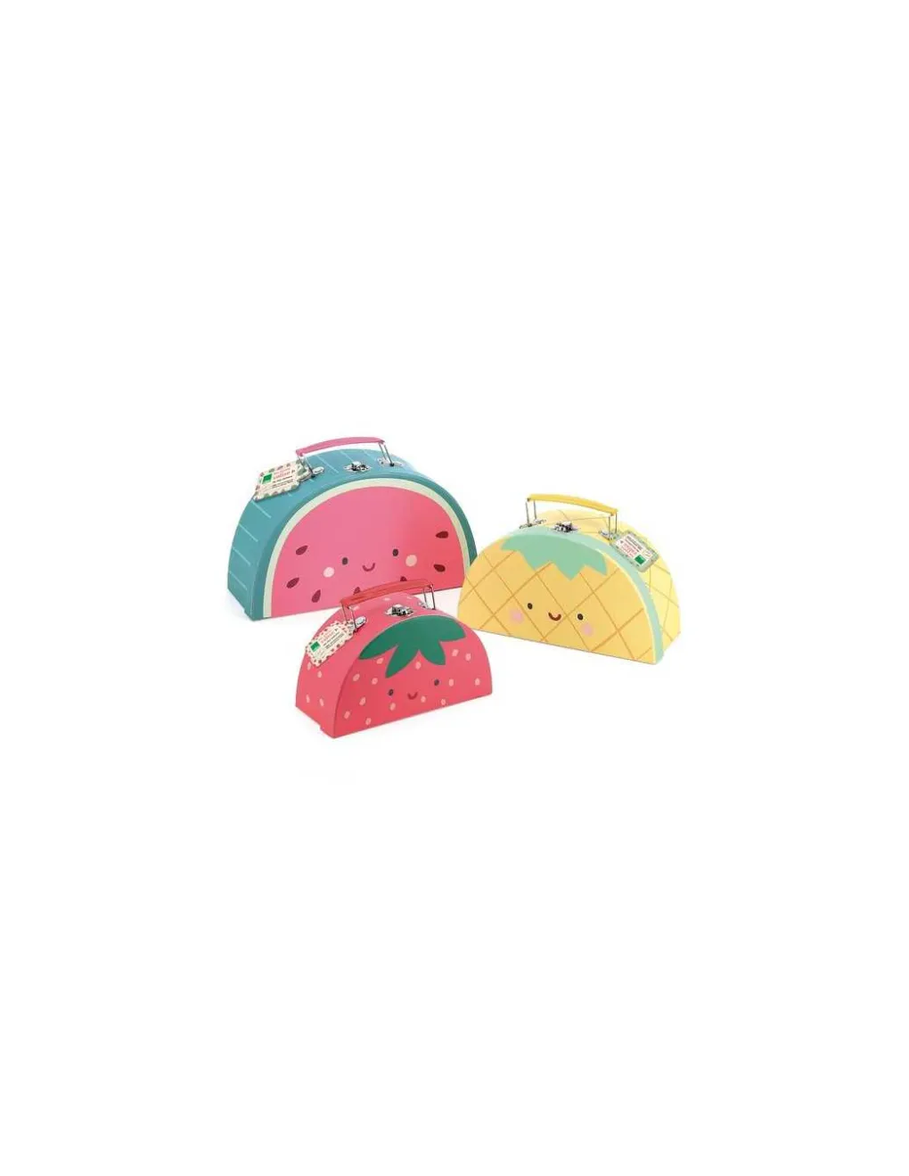 Vilac Set de 3 valisettes fruits Sarah Betz - Online
