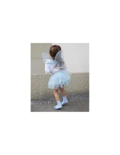 Great Pretenders Set de fée, jupe, ailes et baguette bleu clair 4-6 ans - Clearance