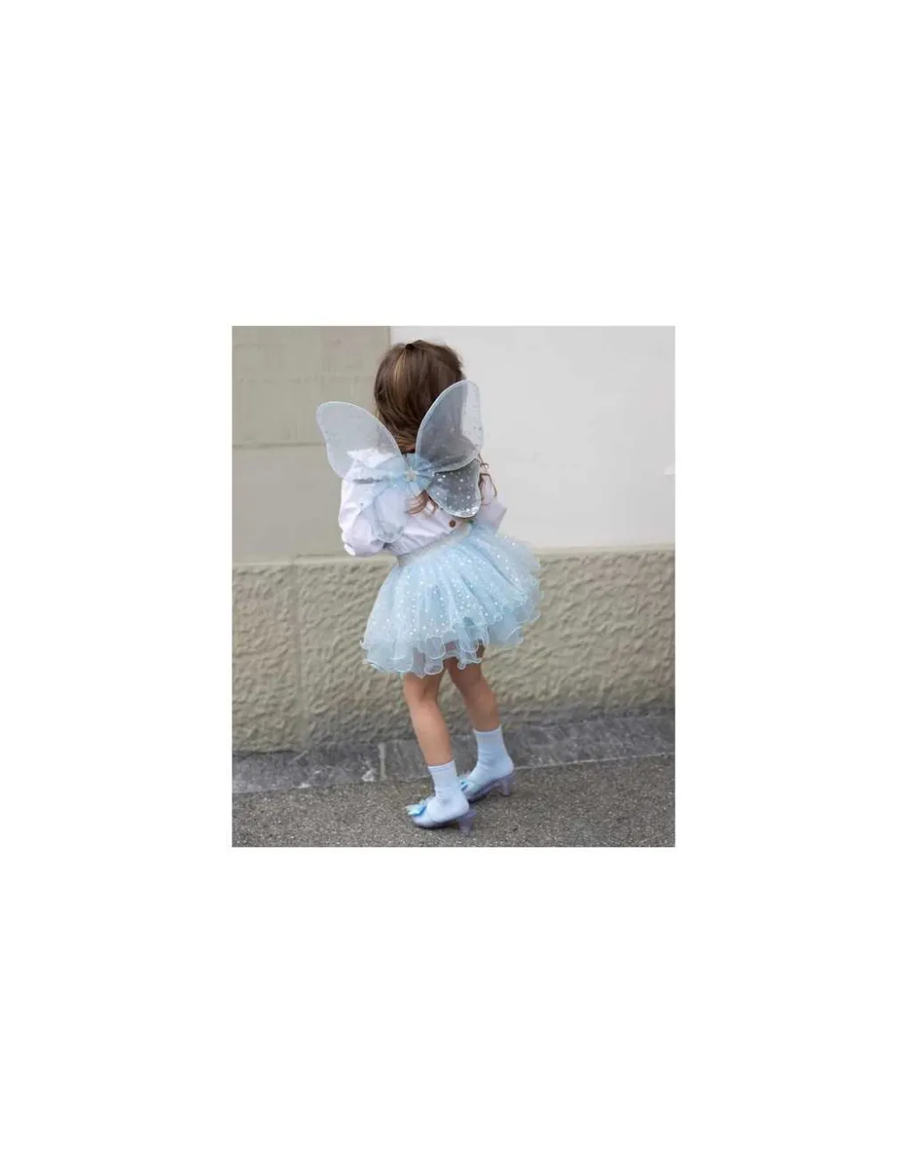 Great Pretenders Set de fée, jupe, ailes et baguette bleu clair 4-6 ans - Clearance