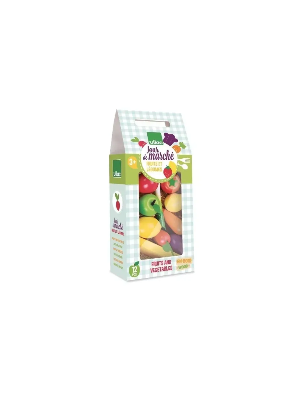 Vilac Set de fruits et légumes - Sale