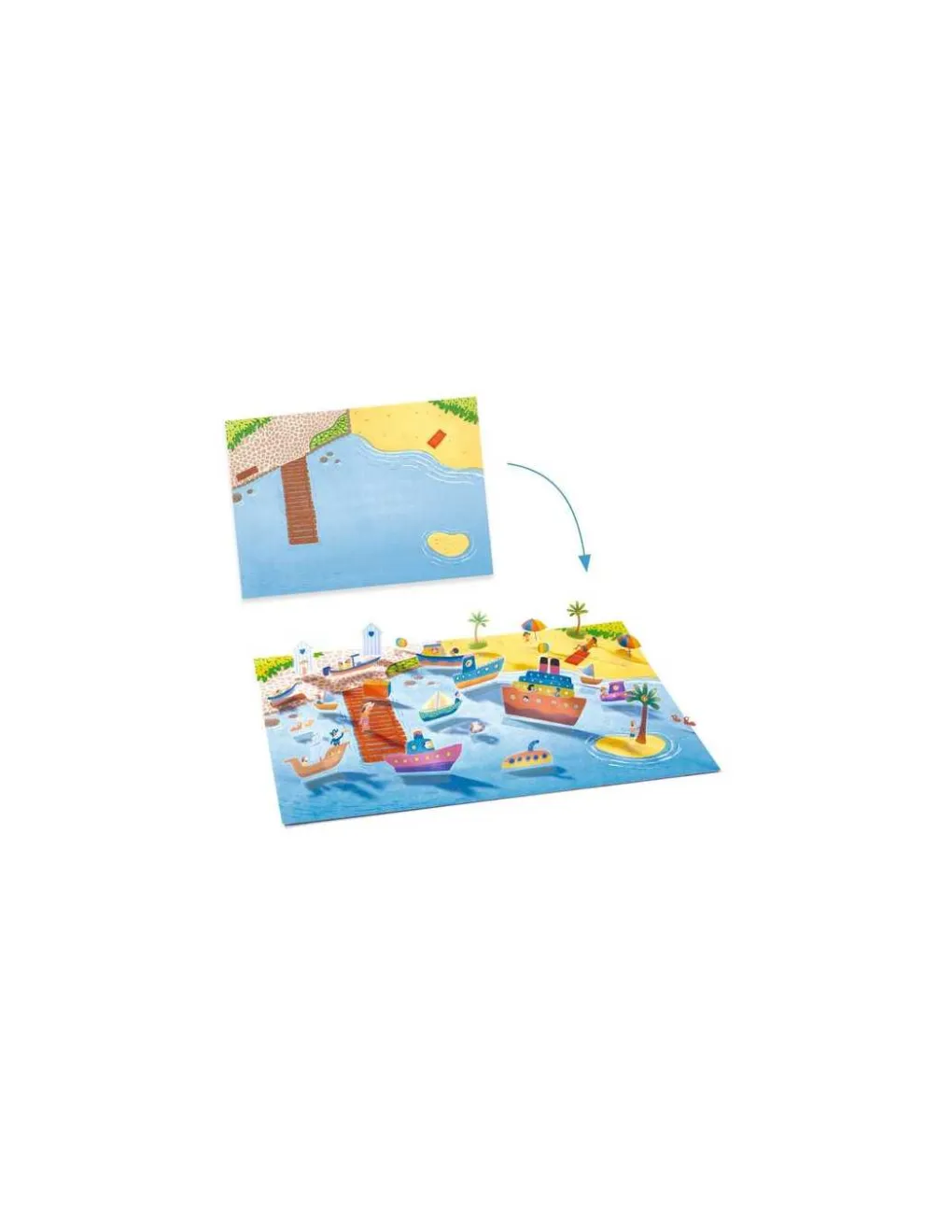 Djeco Stickers à relever Véhicules - Sale